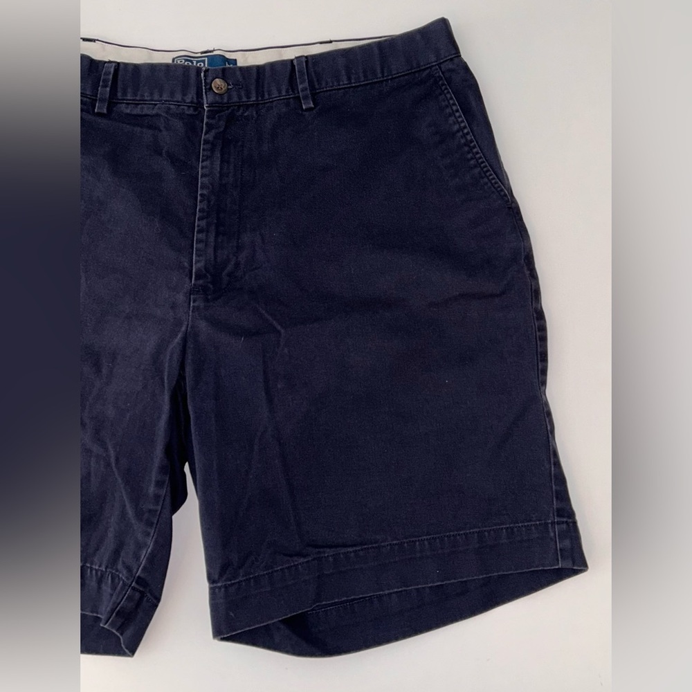 Polo‎ Ralph Lauren Prospect Short, men’s navy Classic Chino Vintage size 38 - Picture 4 of 10